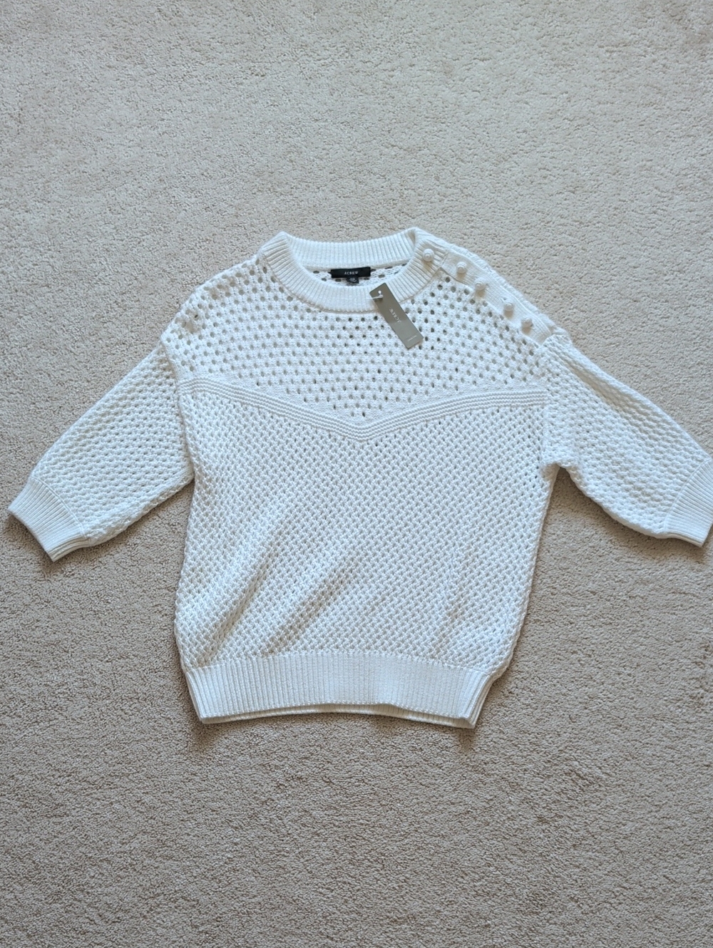 NWT J. Crew Elbow-sleeve Sweater Size XS